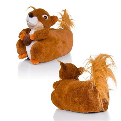 squirrel slippers.